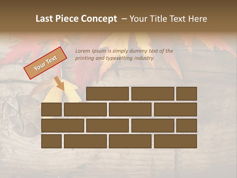 Design Fall Damaged PowerPoint Template