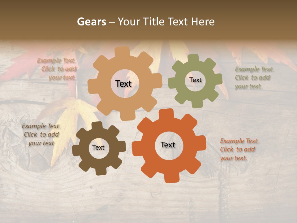 Design Fall Damaged PowerPoint Template