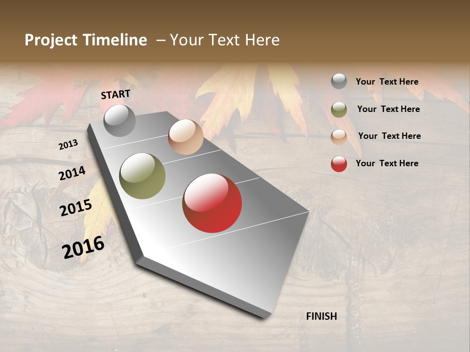 Design Fall Damaged PowerPoint Template