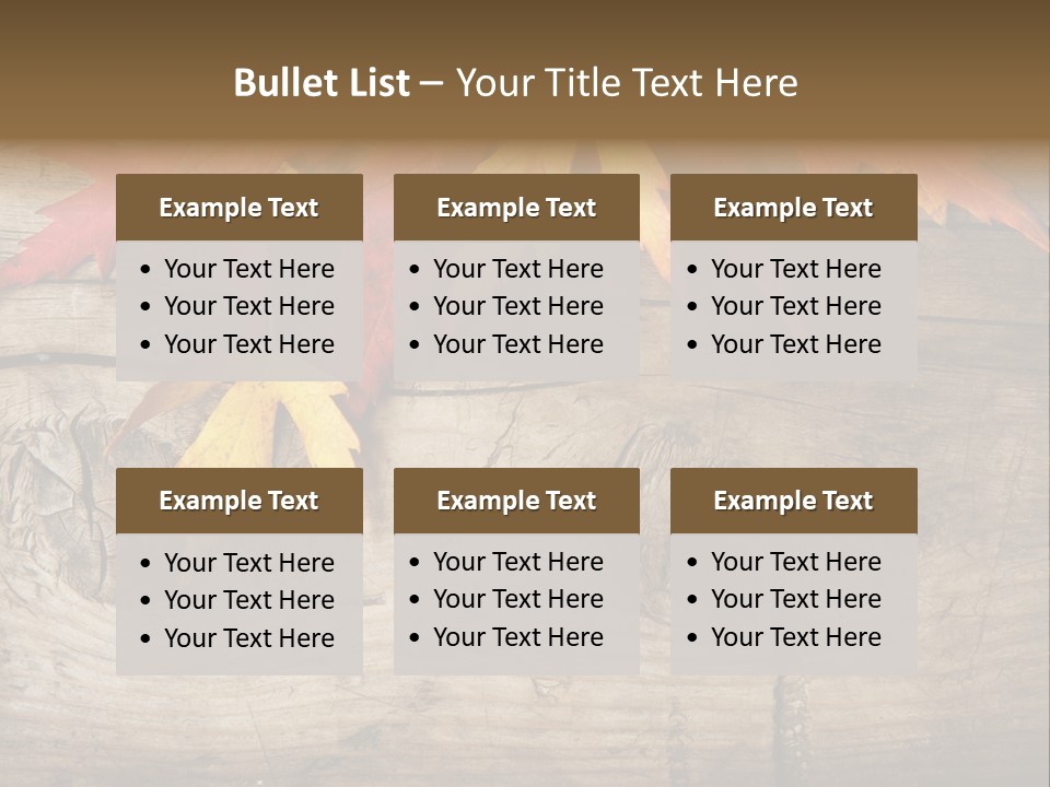 Design Fall Damaged PowerPoint Template