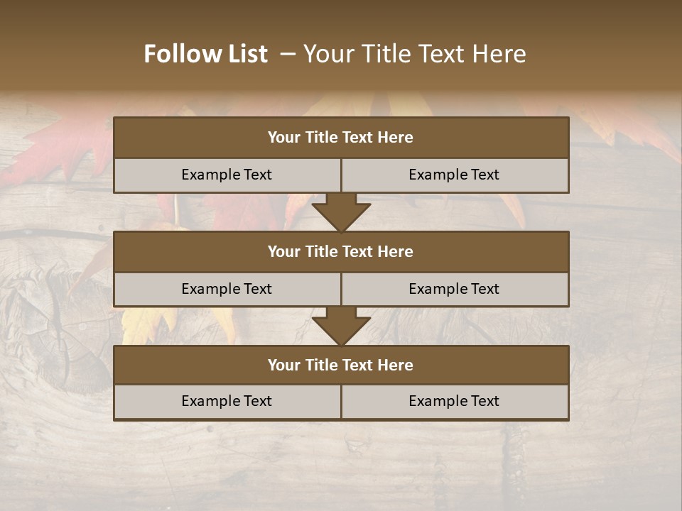 Design Fall Damaged PowerPoint Template