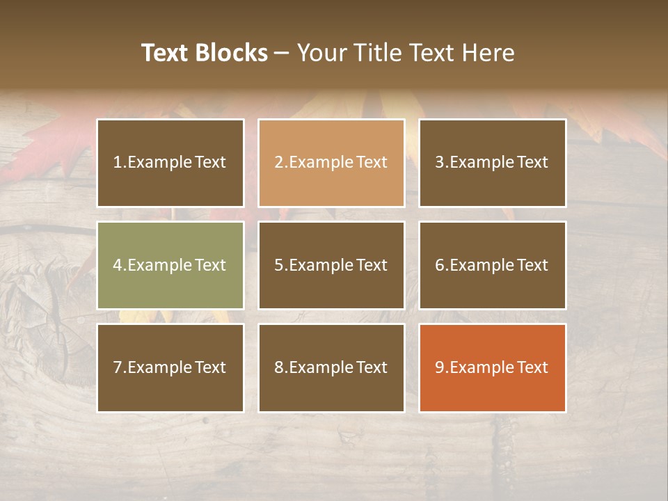 Design Fall Damaged PowerPoint Template