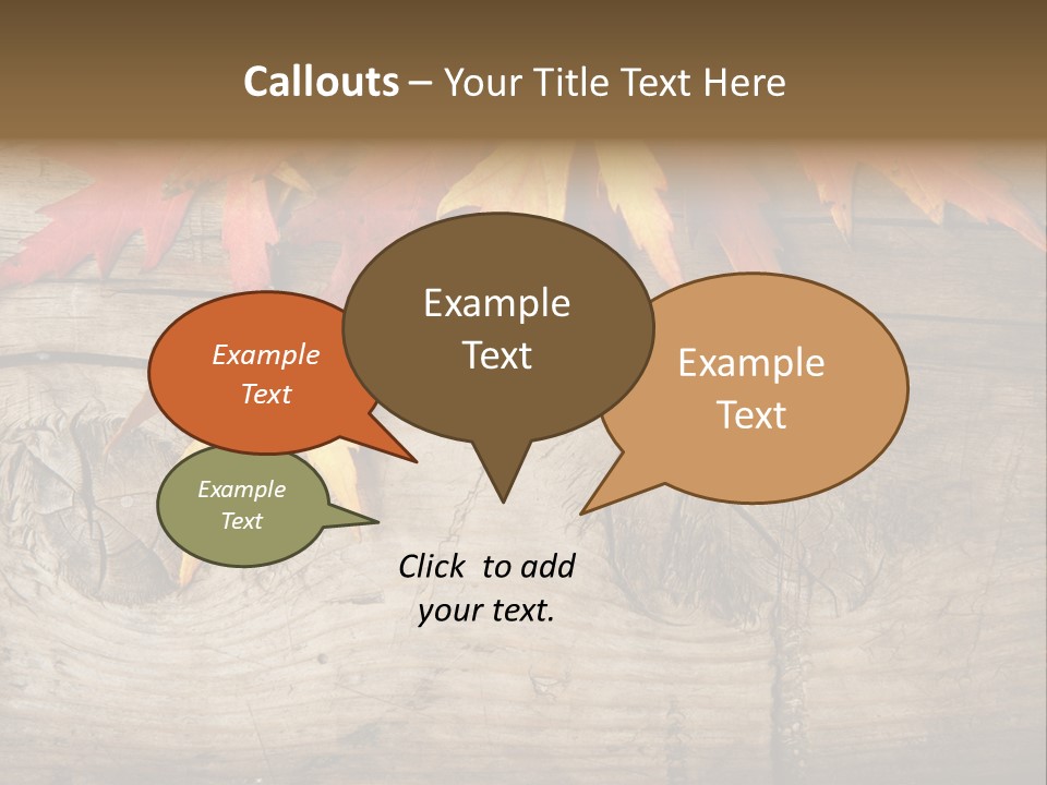 Design Fall Damaged PowerPoint Template