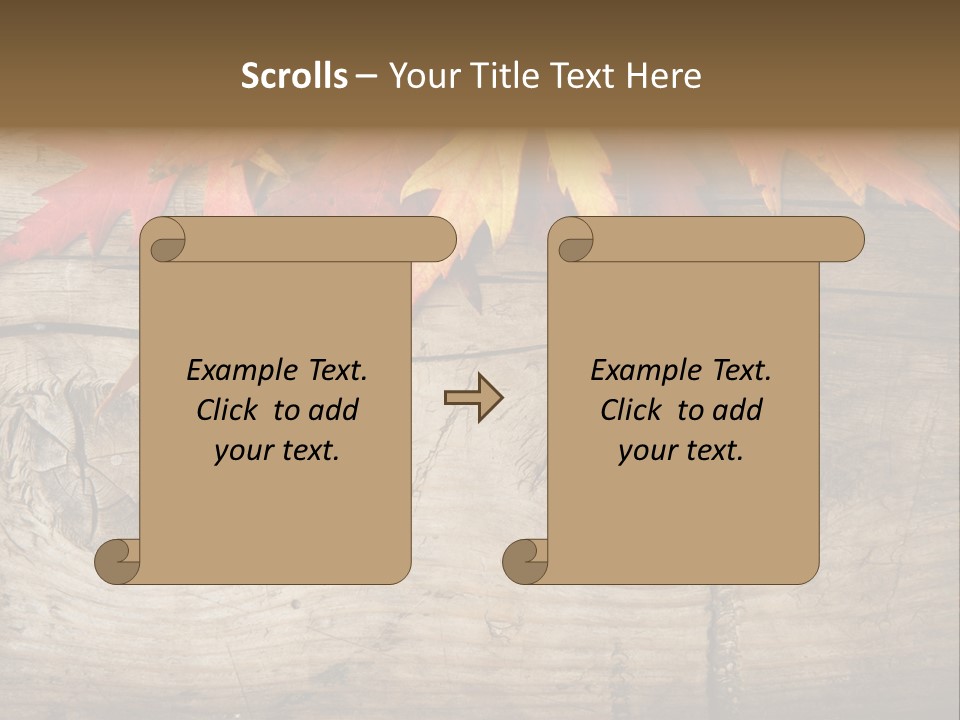 Design Fall Damaged PowerPoint Template