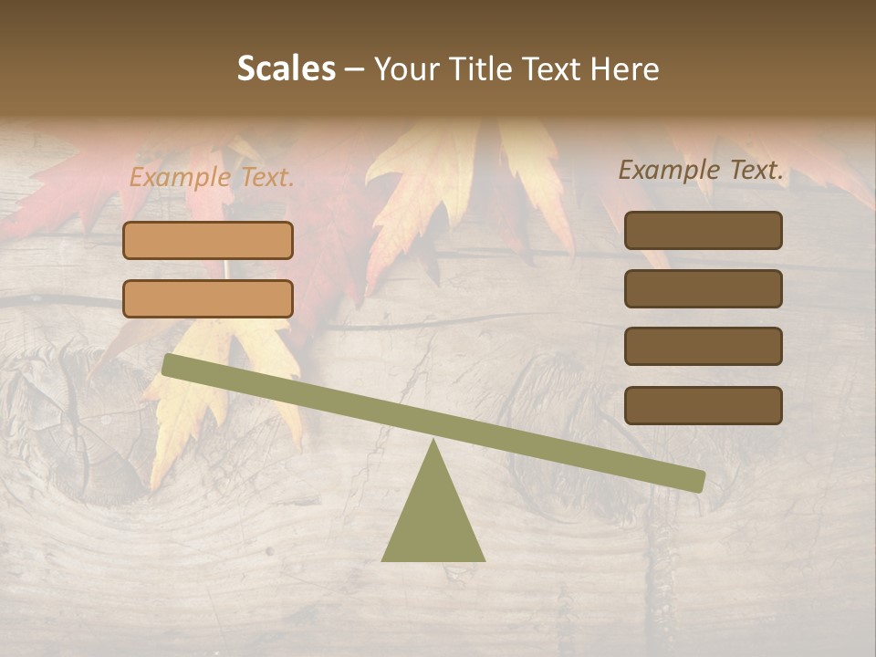 Design Fall Damaged PowerPoint Template