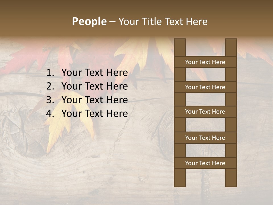 Design Fall Damaged PowerPoint Template