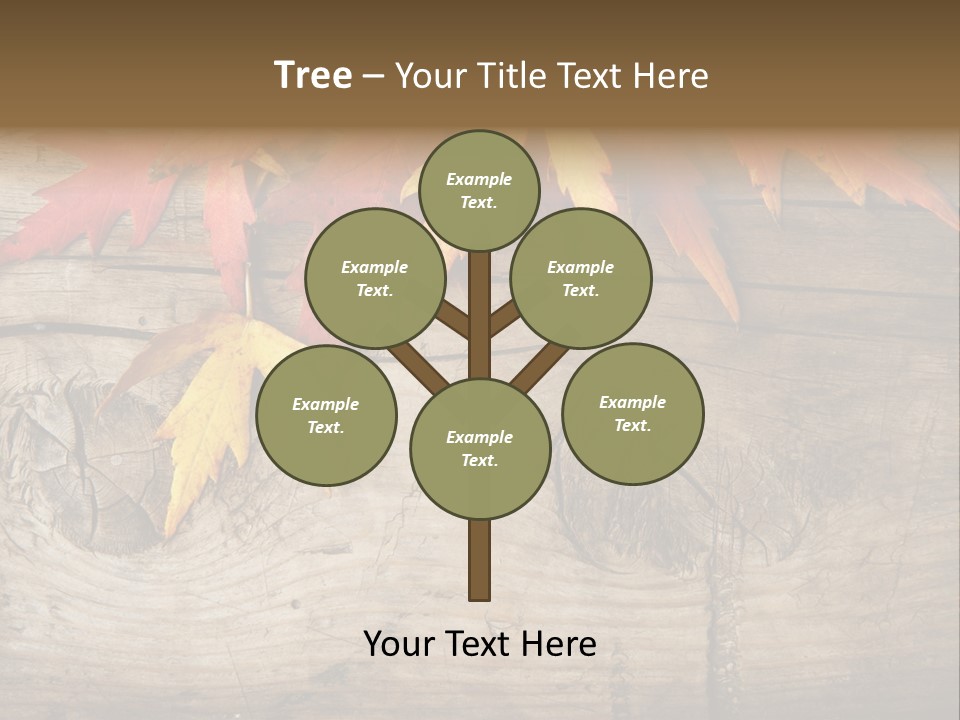 Design Fall Damaged PowerPoint Template