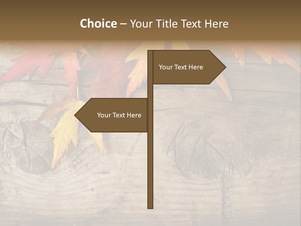 Design Fall Damaged PowerPoint Template