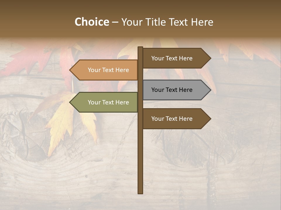 Design Fall Damaged PowerPoint Template