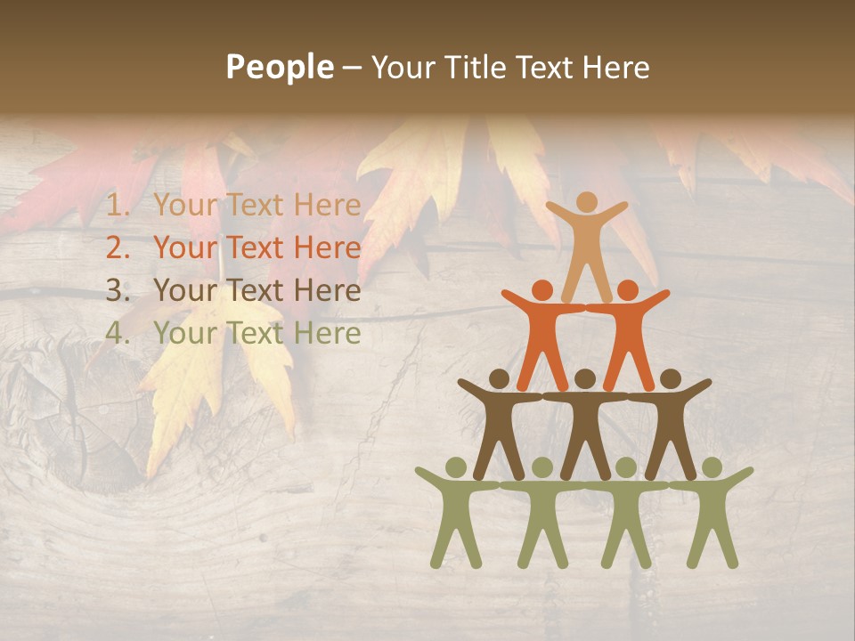 Design Fall Damaged PowerPoint Template