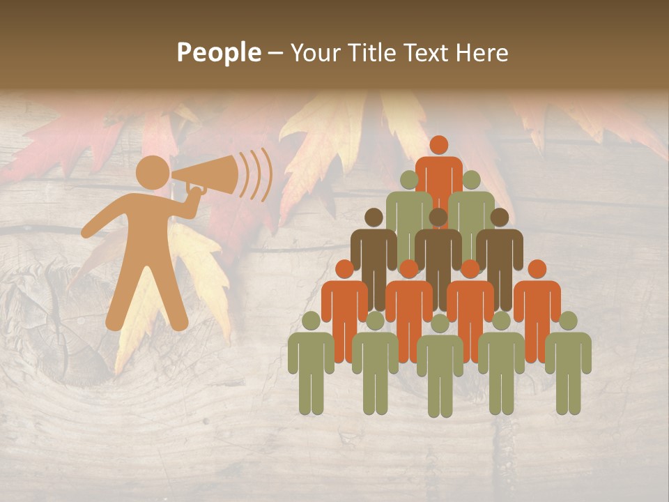 Design Fall Damaged PowerPoint Template