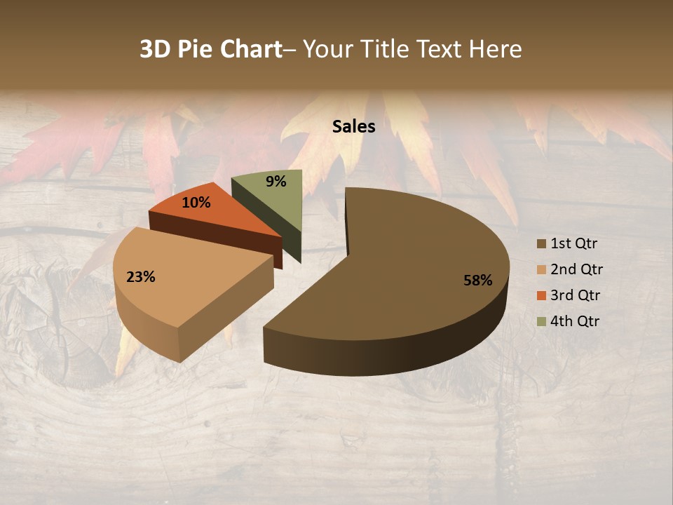 Design Fall Damaged PowerPoint Template