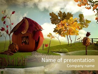 Thanksgiving Desktop Backgrounds PowerPoint Template