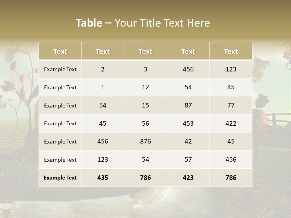 Thanksgiving Desktop Backgrounds PowerPoint Template