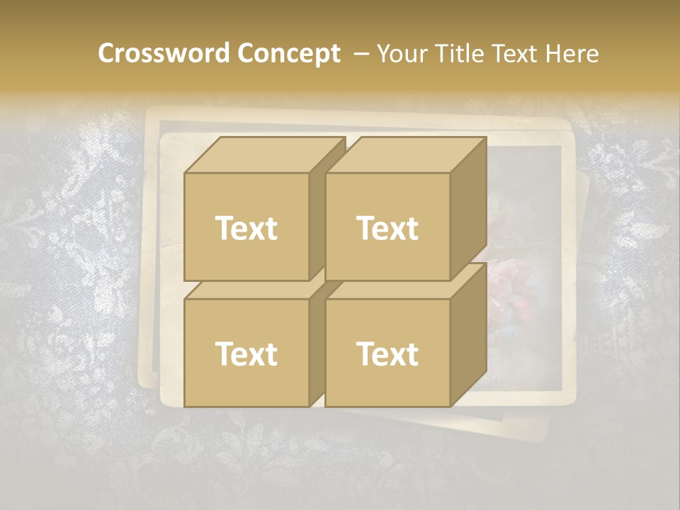 Scrapbook Template Aged PowerPoint Template