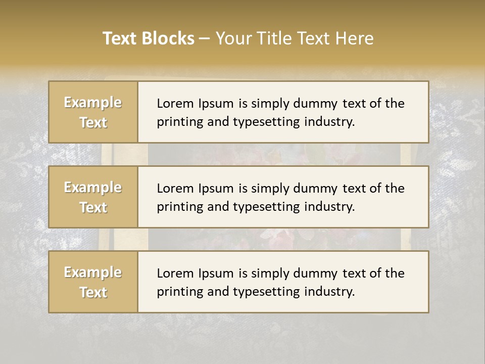 Scrapbook Template Aged PowerPoint Template