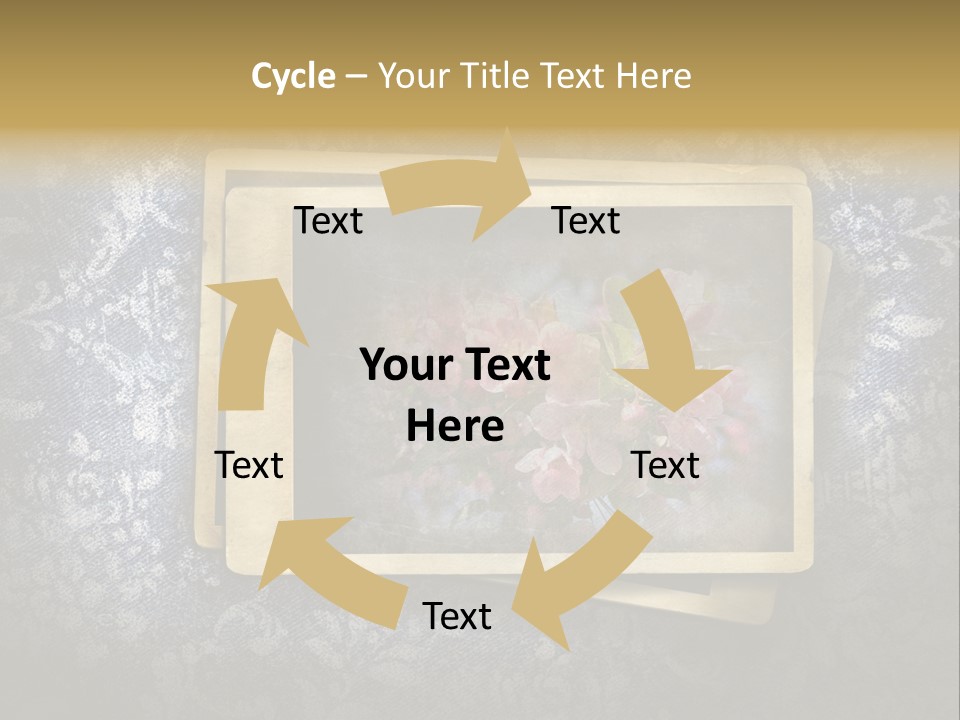 Scrapbook Template Aged PowerPoint Template