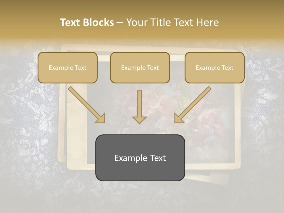 Scrapbook Template Aged PowerPoint Template