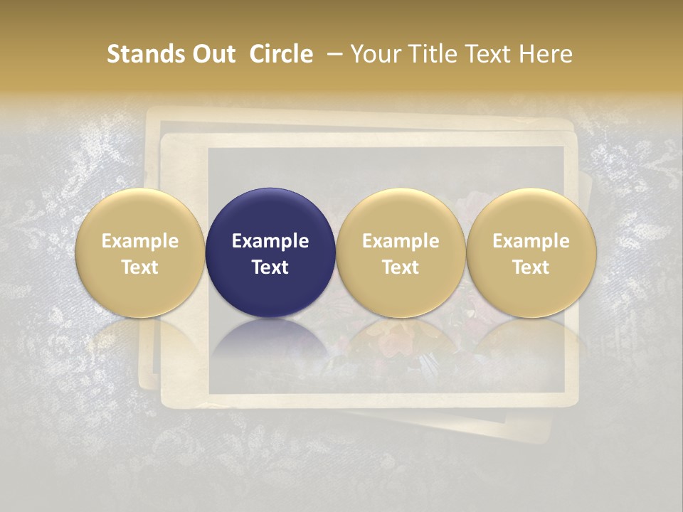 Scrapbook Template Aged PowerPoint Template