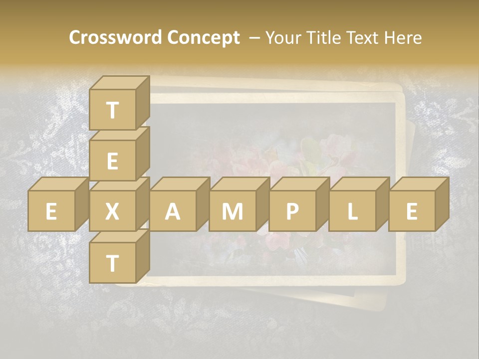Scrapbook Template Aged PowerPoint Template