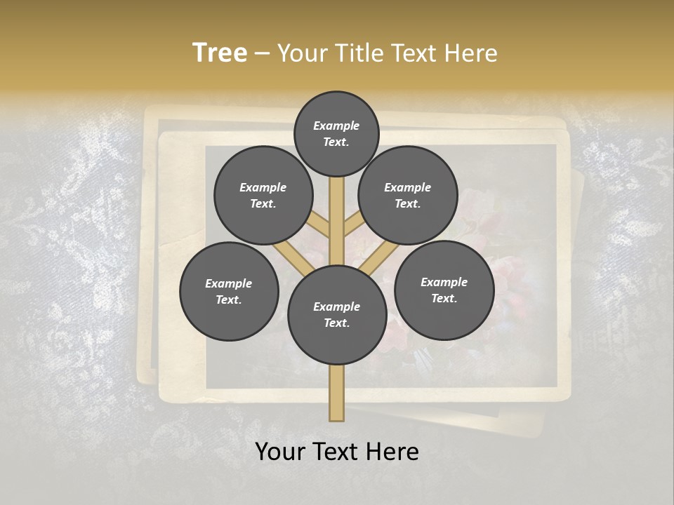 Scrapbook Template Aged PowerPoint Template