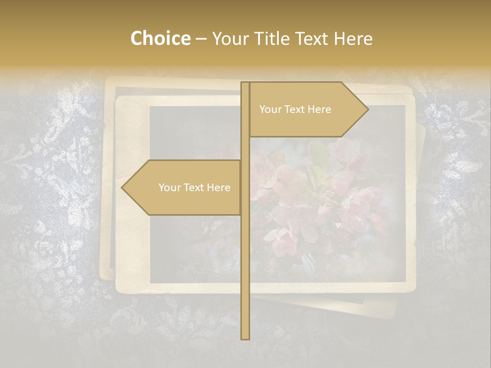Scrapbook Template Aged PowerPoint Template