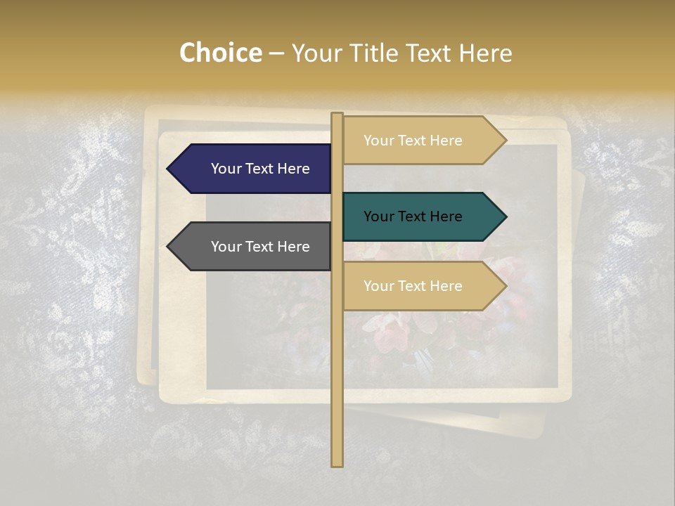 Scrapbook Template Aged PowerPoint Template