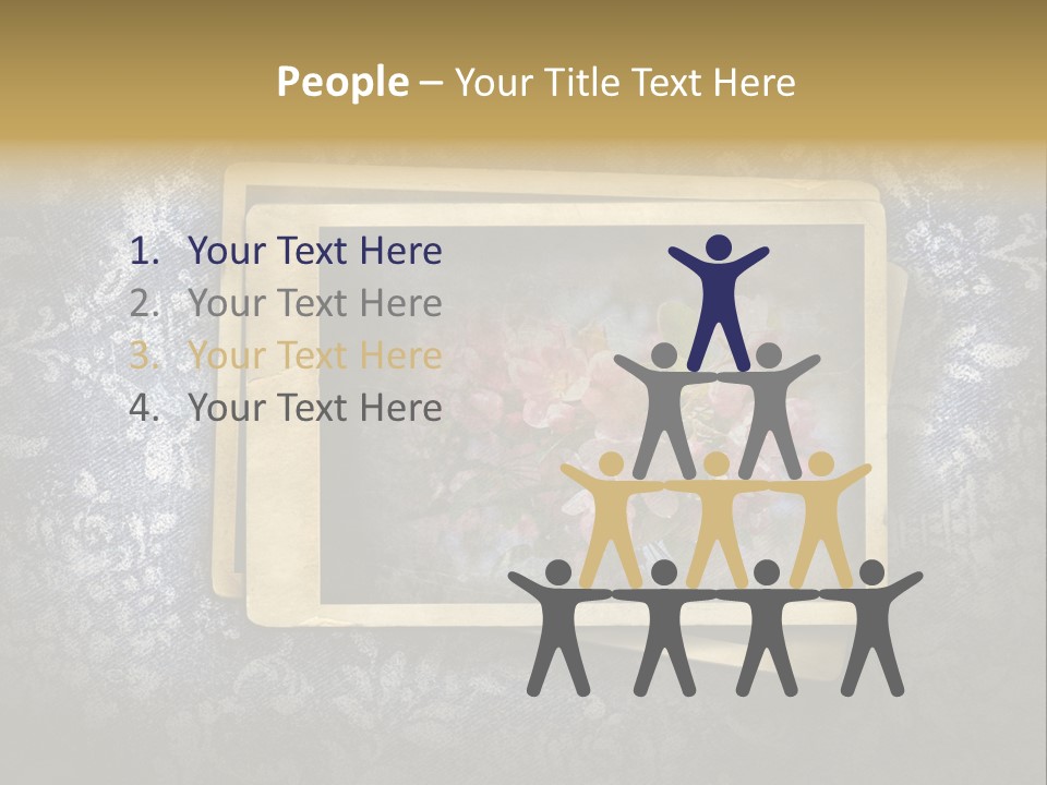 Scrapbook Template Aged PowerPoint Template