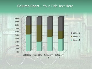 Old Bicycle Photography PowerPoint Template