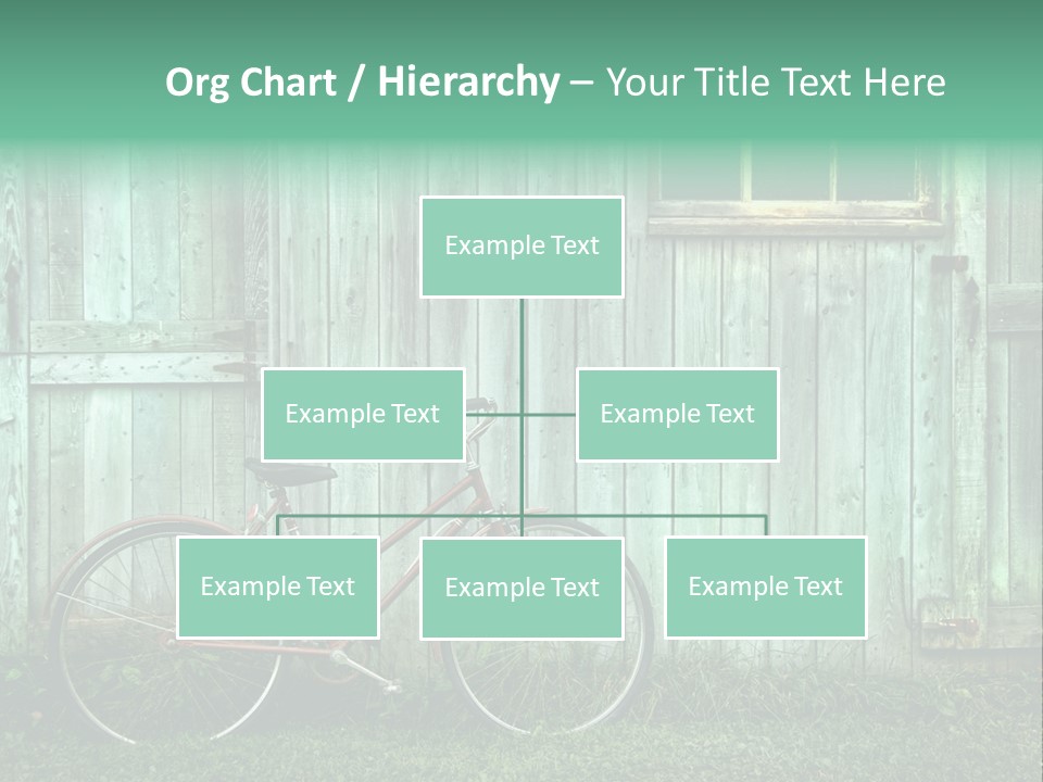 Old Bicycle Photography PowerPoint Template
