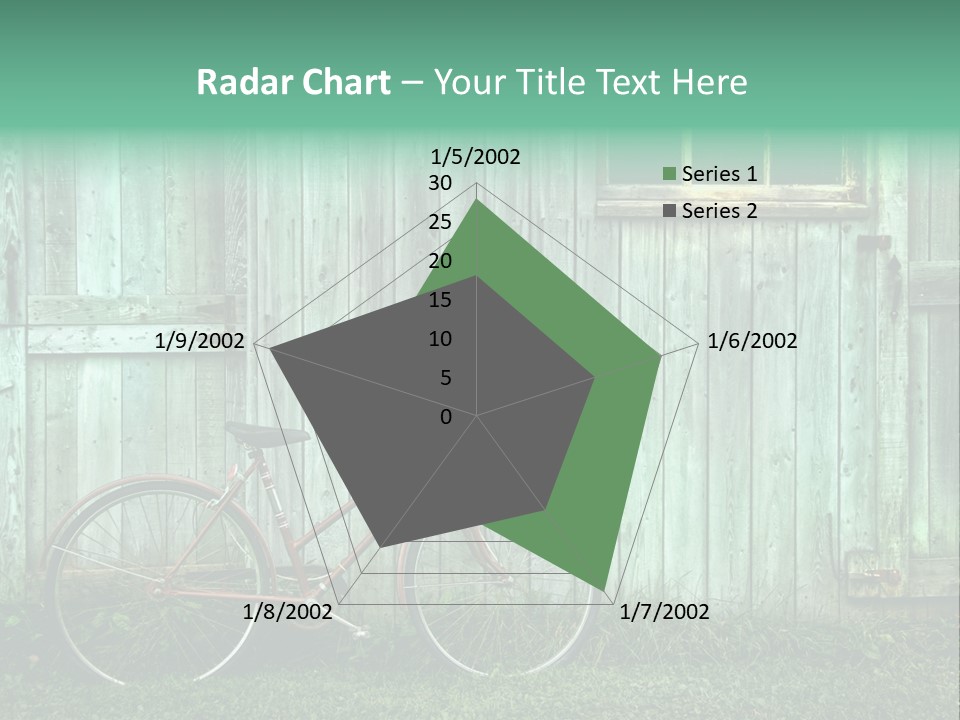 Old Bicycle Photography PowerPoint Template