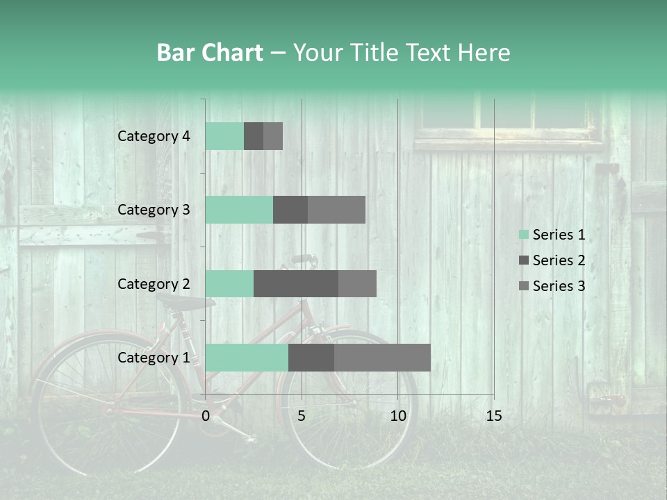 Old Bicycle Photography PowerPoint Template