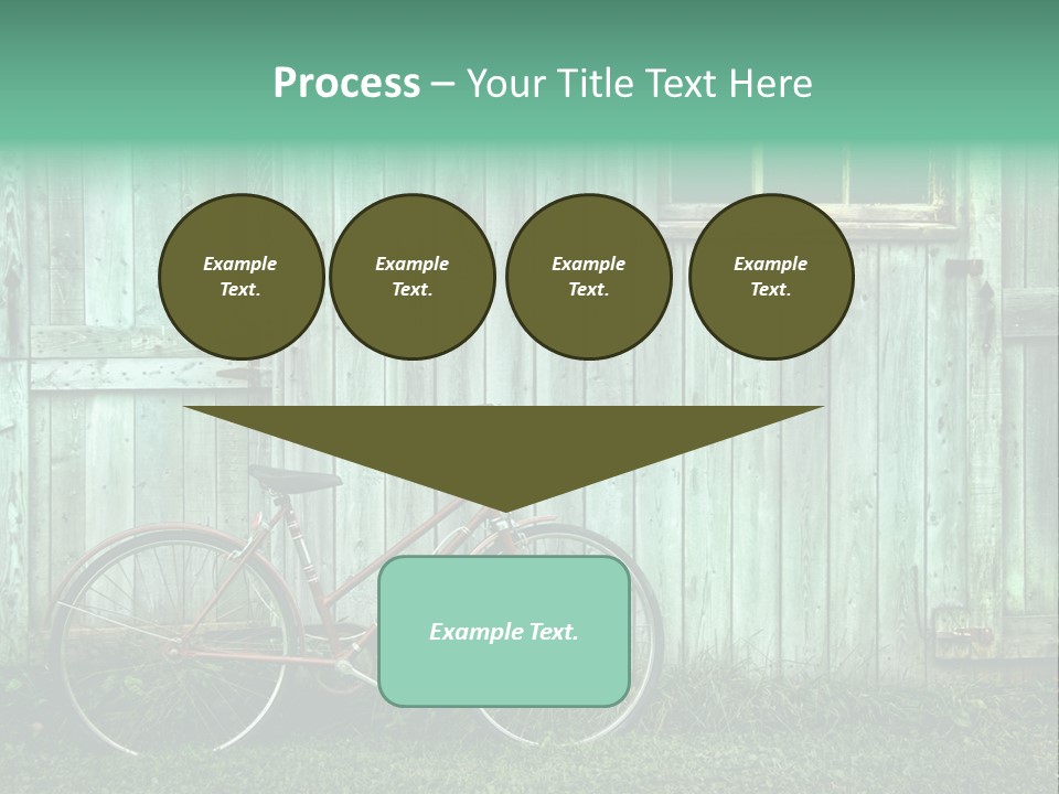 Old Bicycle Photography PowerPoint Template