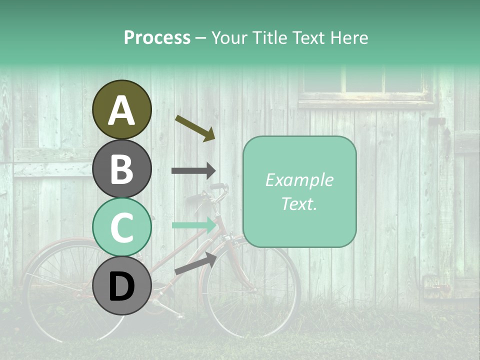 Old Bicycle Photography PowerPoint Template