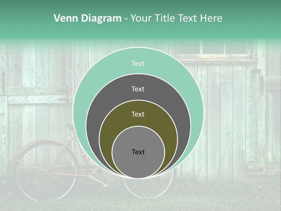 Old Bicycle Photography PowerPoint Template