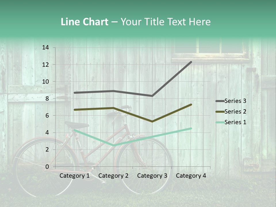 Old Bicycle Photography PowerPoint Template
