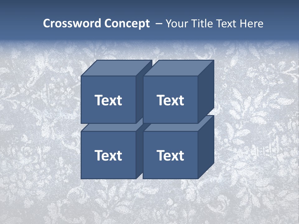 Faded Floral Background PowerPoint Template