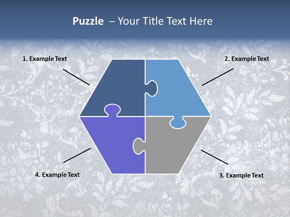 Faded Floral Background PowerPoint Template