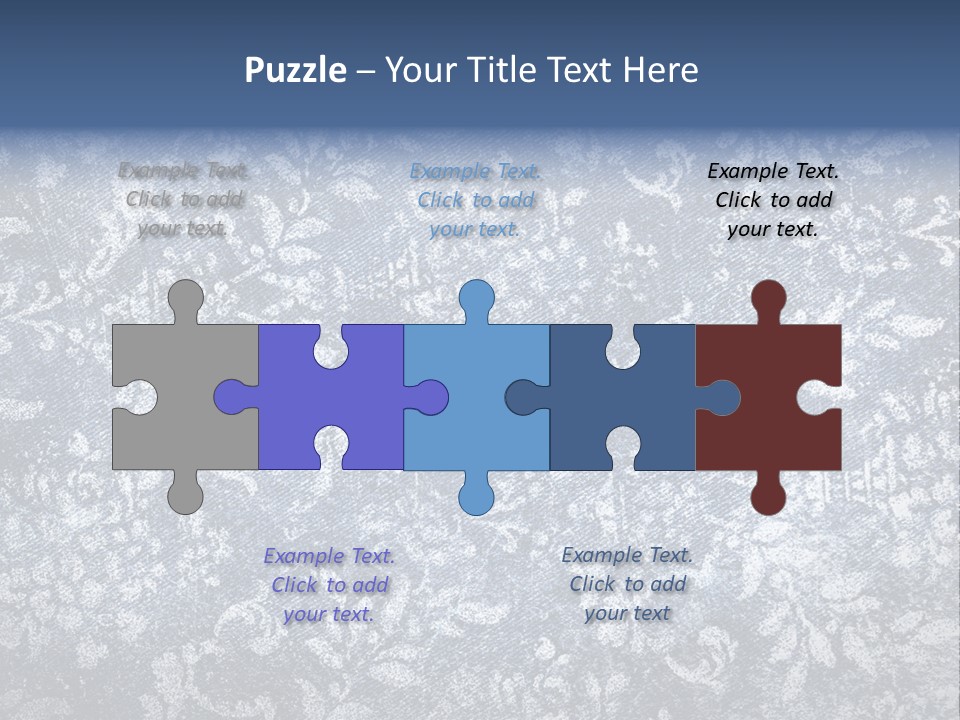 Faded Floral Background PowerPoint Template