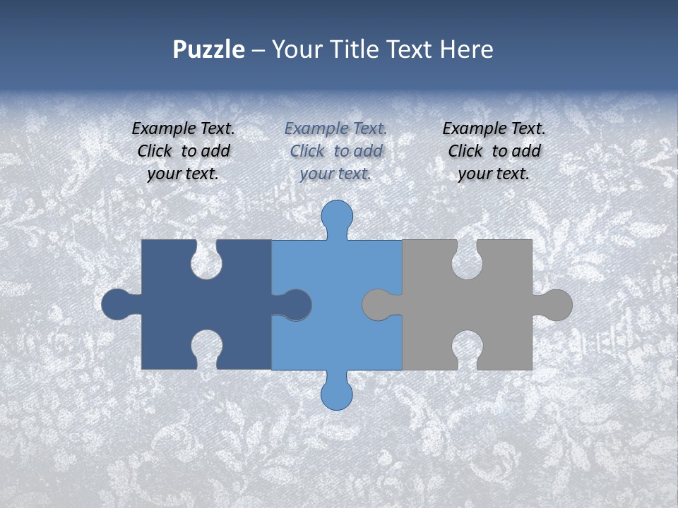 Faded Floral Background PowerPoint Template