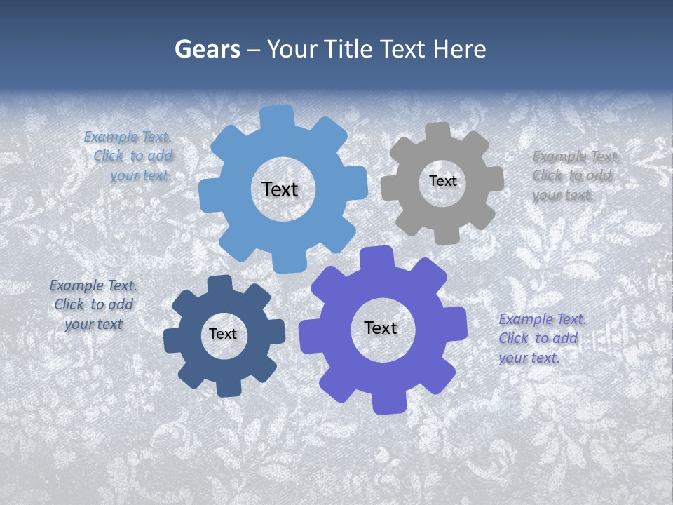 Faded Floral Background PowerPoint Template