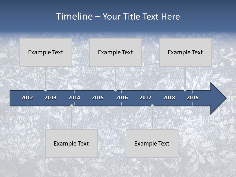 Faded Floral Background PowerPoint Template