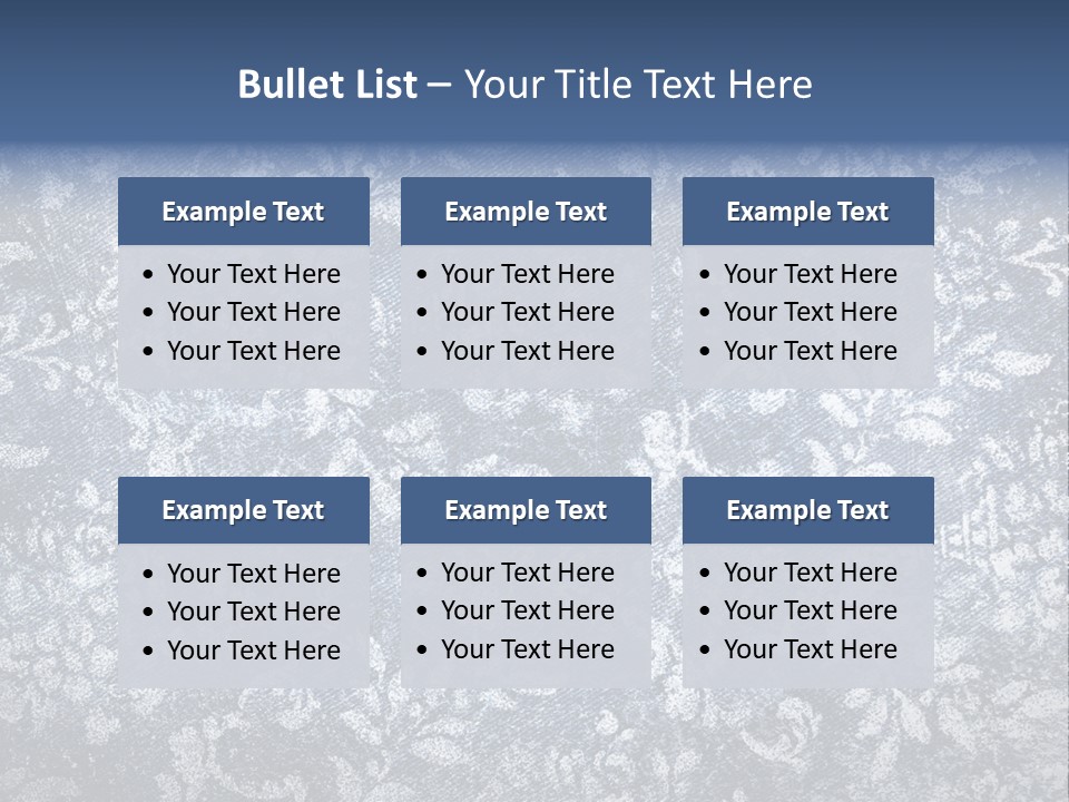 Faded Floral Background PowerPoint Template