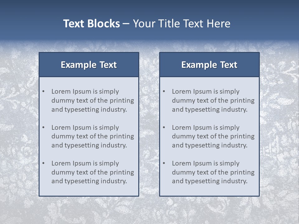 Faded Floral Background PowerPoint Template