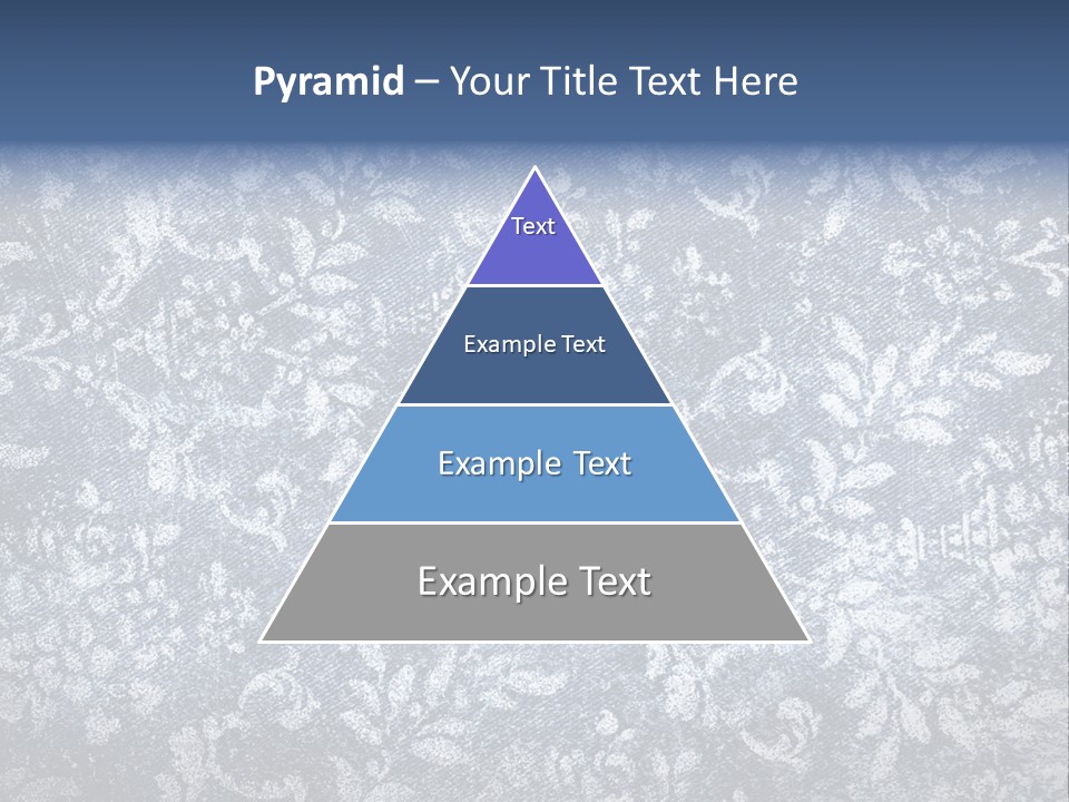 Faded Floral Background PowerPoint Template