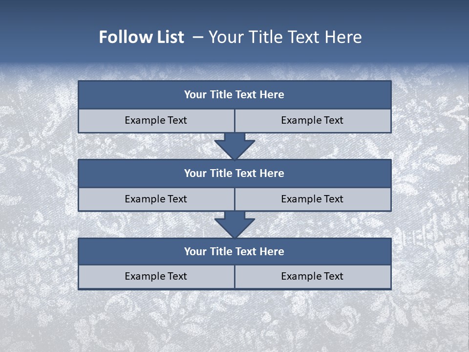 Faded Floral Background PowerPoint Template