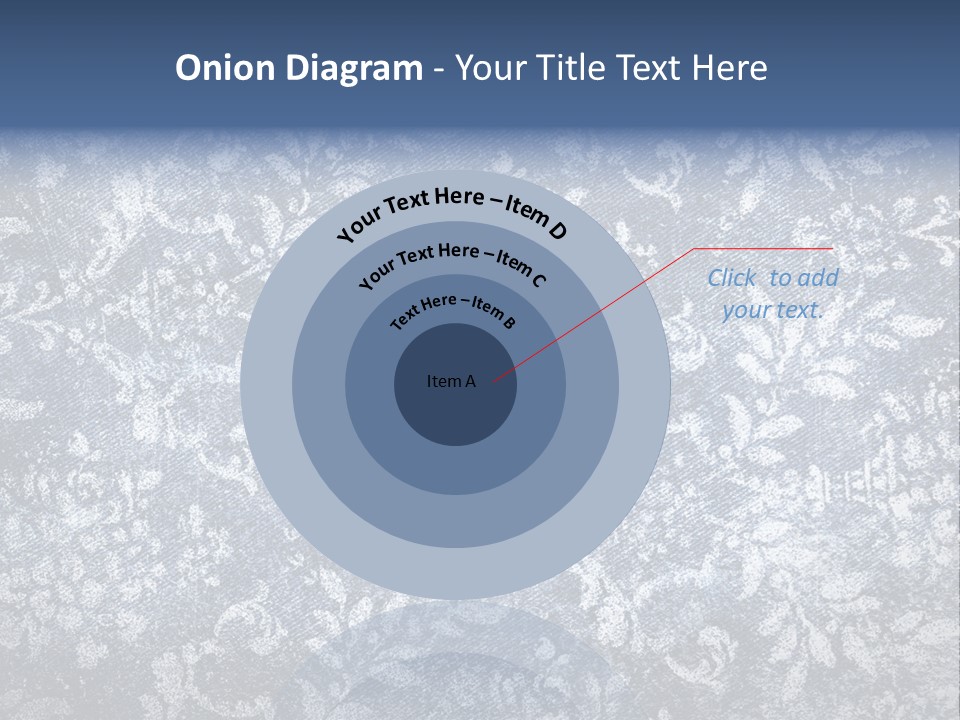 Faded Floral Background PowerPoint Template