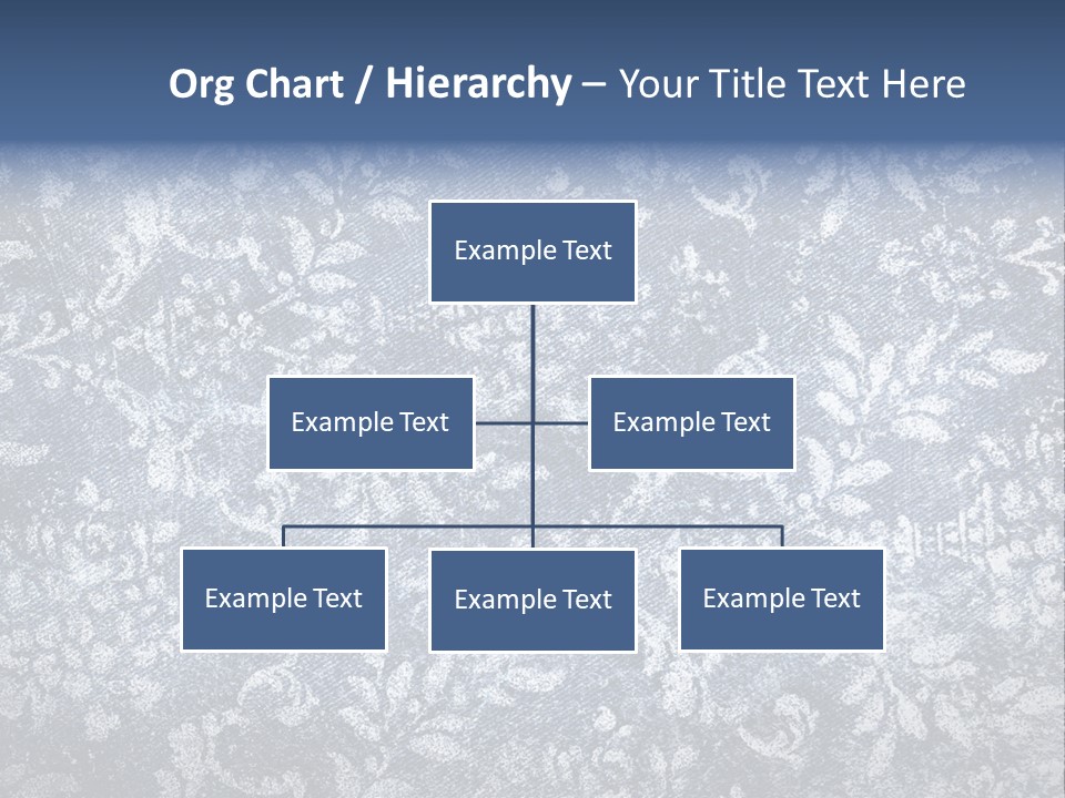 Faded Floral Background PowerPoint Template