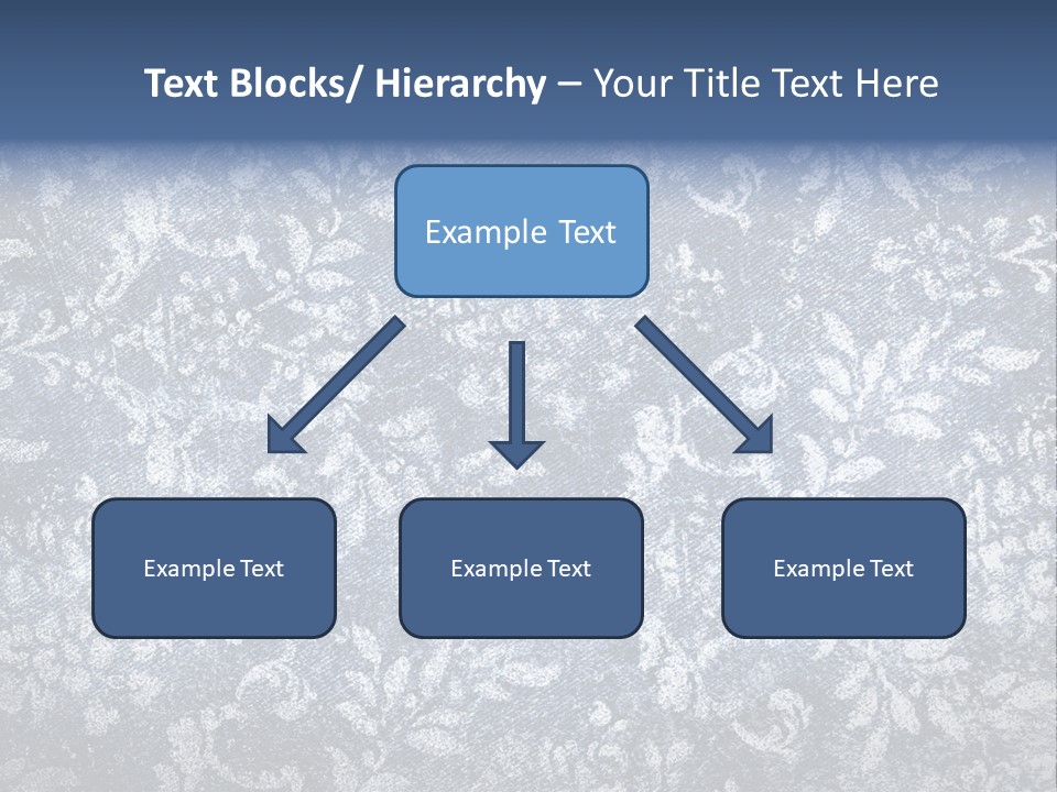 Faded Floral Background PowerPoint Template