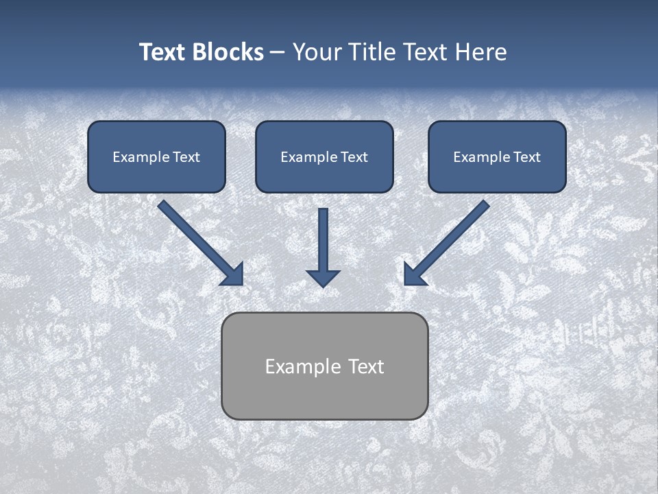 Faded Floral Background PowerPoint Template